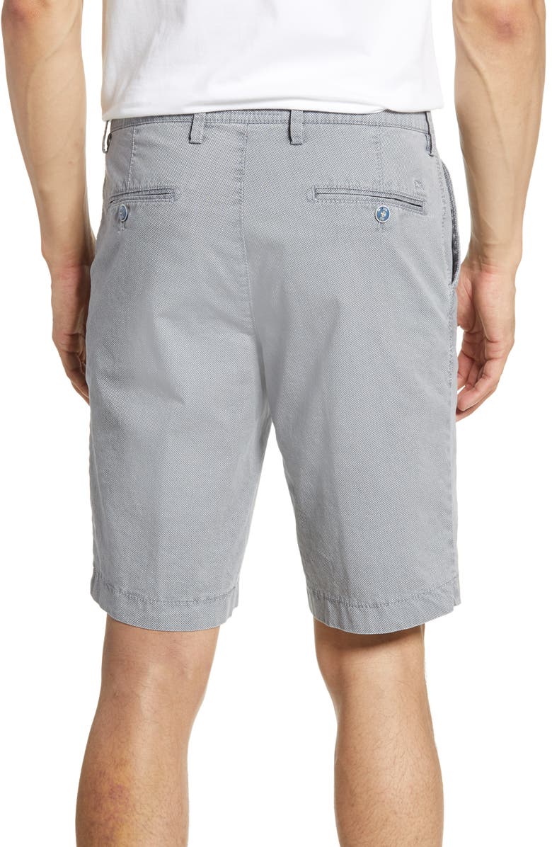 Brax Regular Fit Belleville Diamond Weave Bermuda Shorts, Alternate, color, 