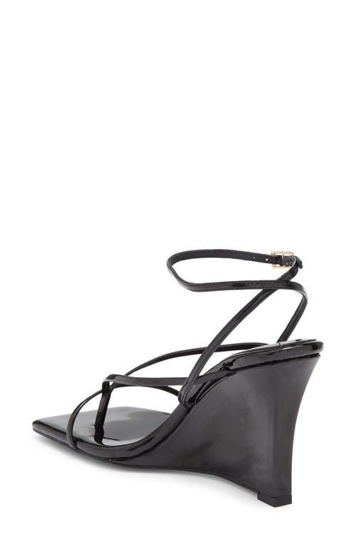 Jeffrey Campbell Herz Wedge Sandal In Black