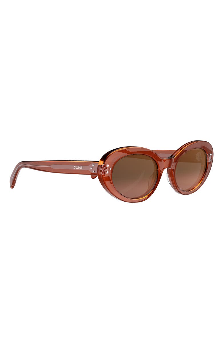 CELINE 53mm Gradient Cat Eye Sunglasses, Alternate, color, 