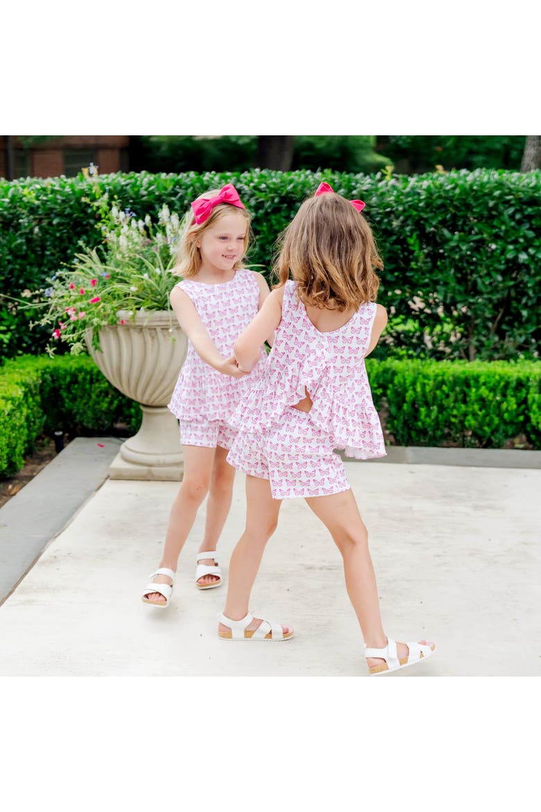 Poppy Girls' Short Set, Alternate, color, Cartie Butterflies