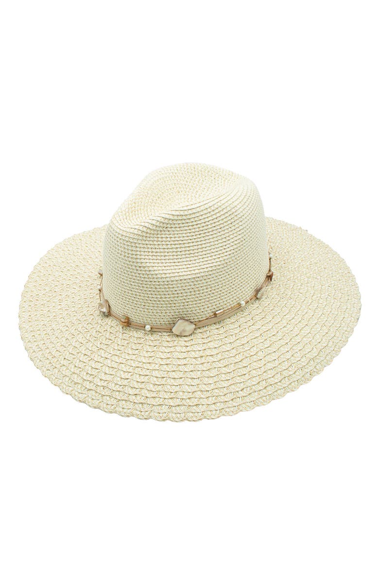PETER GRIMM Stefania Panama Hat, Main, color, 