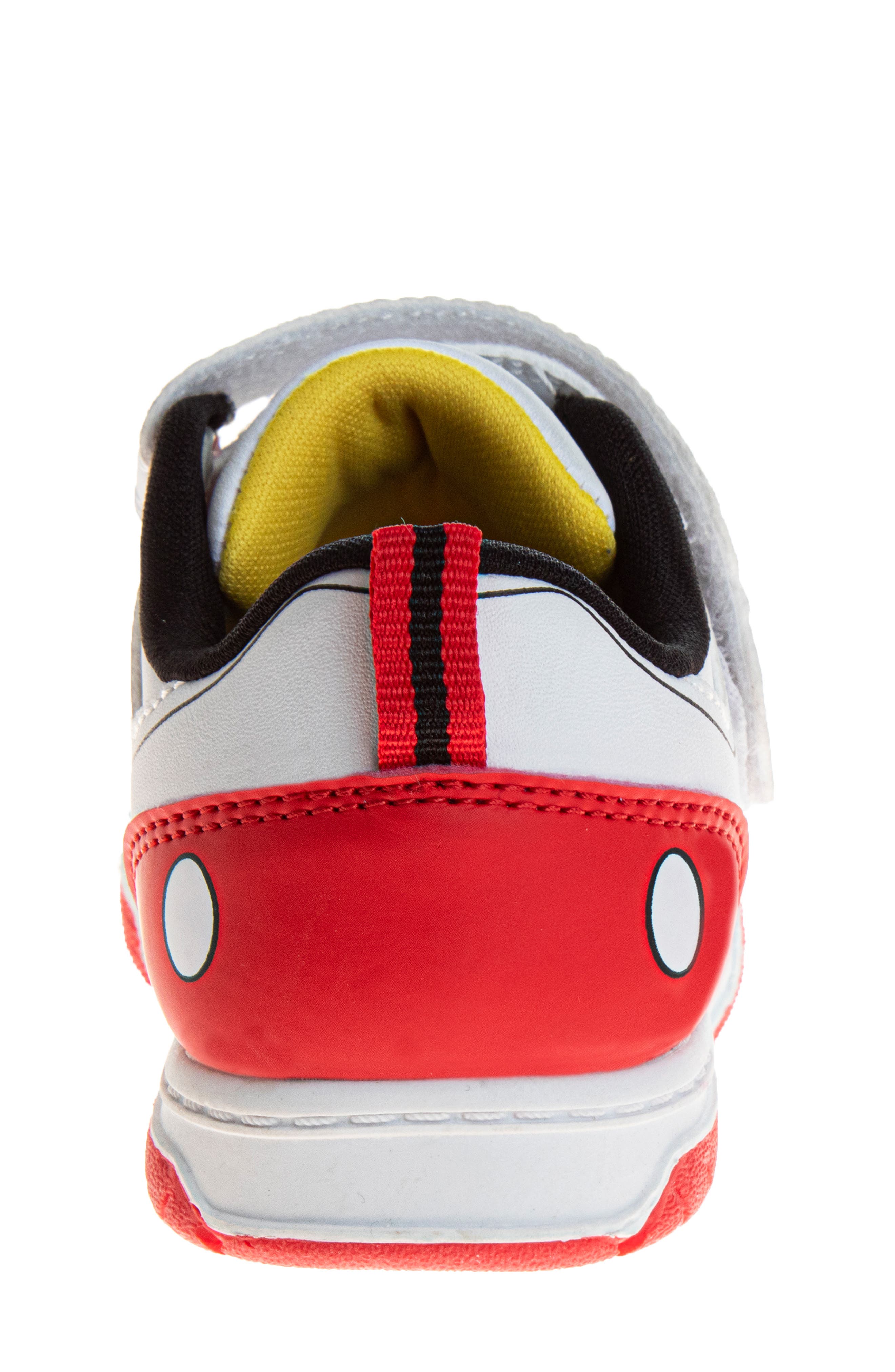 JOSMO Kids' Mickey Mouse Sneaker, Alternate, color, White/Red