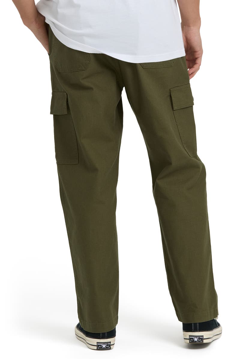Billabong Mill Spec Garage Drawstring Cargo Pants, Alternate, color, Militant