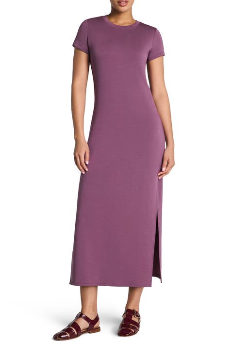 AirEssentials Stripe Side Slit Maxi Dress