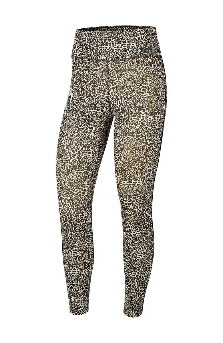 Nike 7/8 Leopard Print Leggings, Main, color,