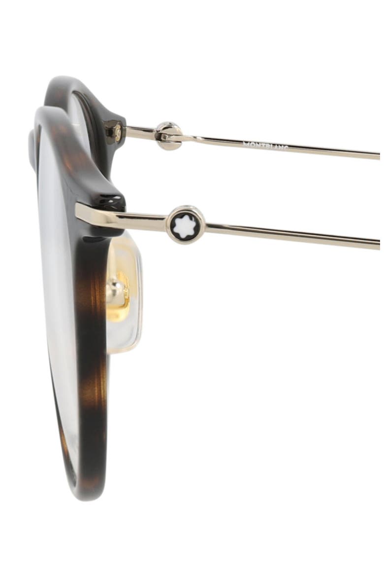 48mm Round Optical Frames, Alternate, color, HAVANA GOLD TRANSPARENT