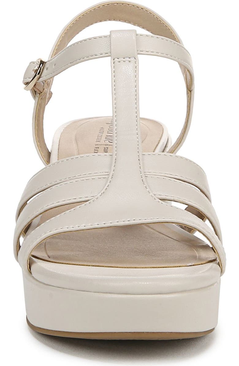LifeStride Rio Ankle Strap Platform Sandal, Alternate, color, Bone
