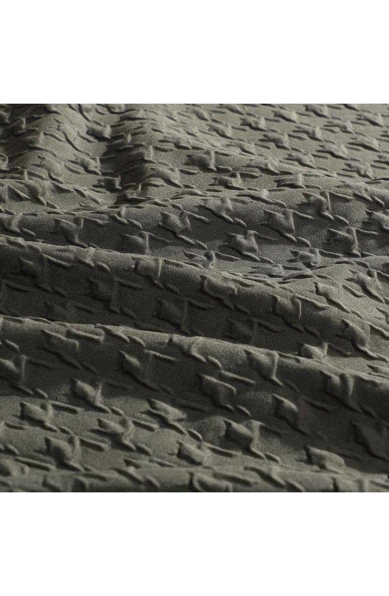 Kenneth Cole New York Solid Waffle Comforter Set, Alternate, color, Dark Green