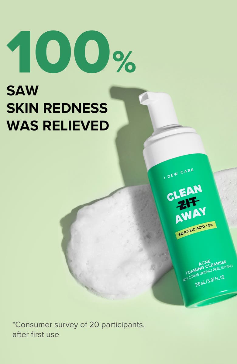 I DEW CARE Clean Zit Away Foam Cleanser, Alternate, color, 
