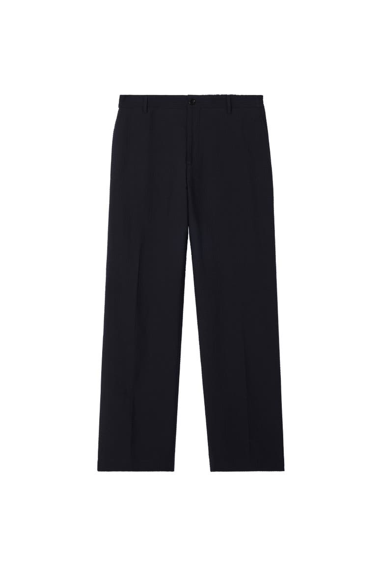 Cotton Linen Tailored Trousers, Alternate, color, Navy