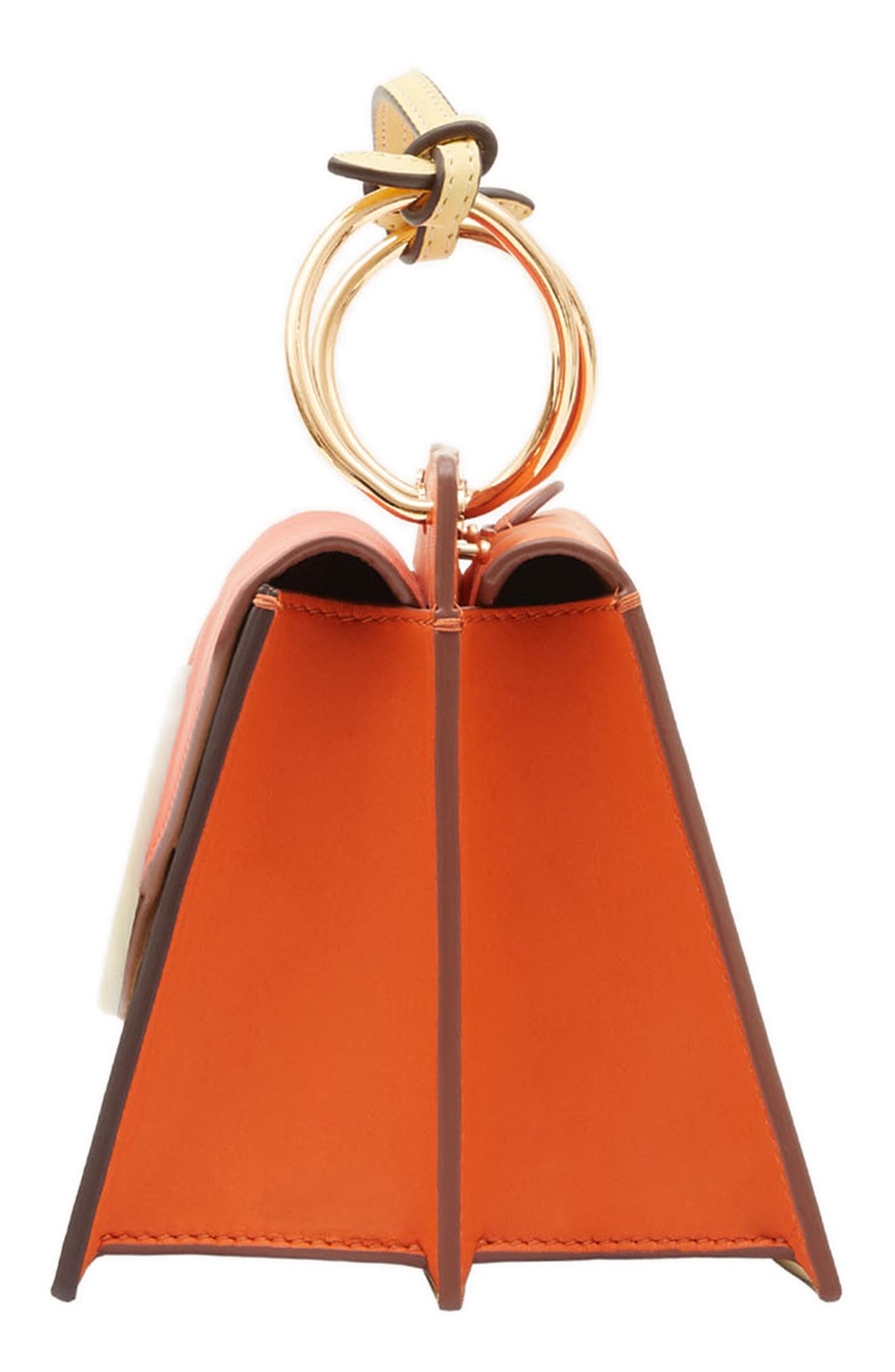 Phoebe Bis Acetate Closure Crossbody Bag, Alternate, color, SAWDUST/ TOMATO