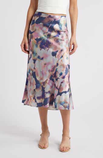 Rails Anya Satin Midi Skirt