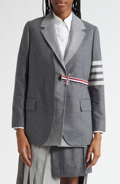 4-Bar 2-in-1 Wool & Cashmere Sport Coat