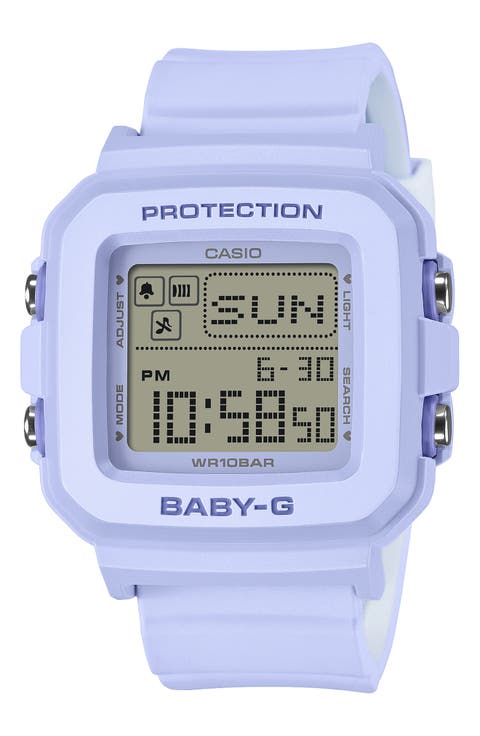 Baby-G Digital Resin Strap Watch Set, 39mm