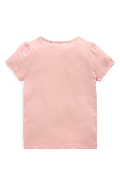 Mini Boden Kids' Pets Embroidered Cotton Graphic T-shirt In Chalk Pink Circus Pets