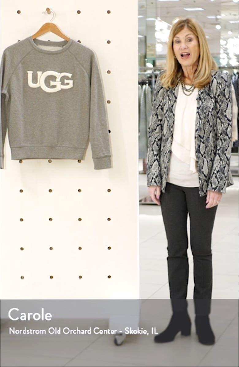 Fuzzy Logo Sweatshirt, sales video thumbnail