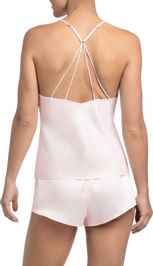 Lacey Stretch Satin Short Pajamas