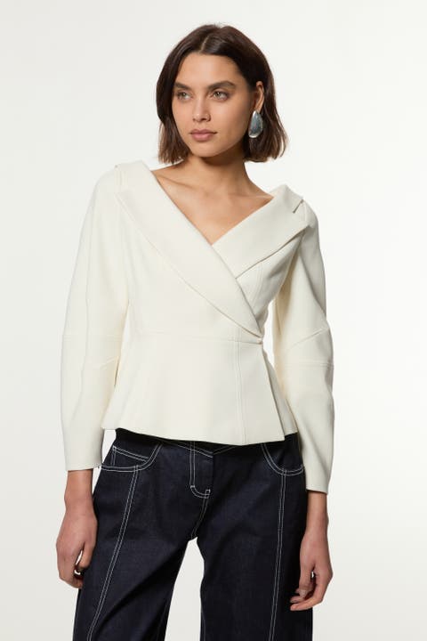 Compact Peplum Tailored Jacket