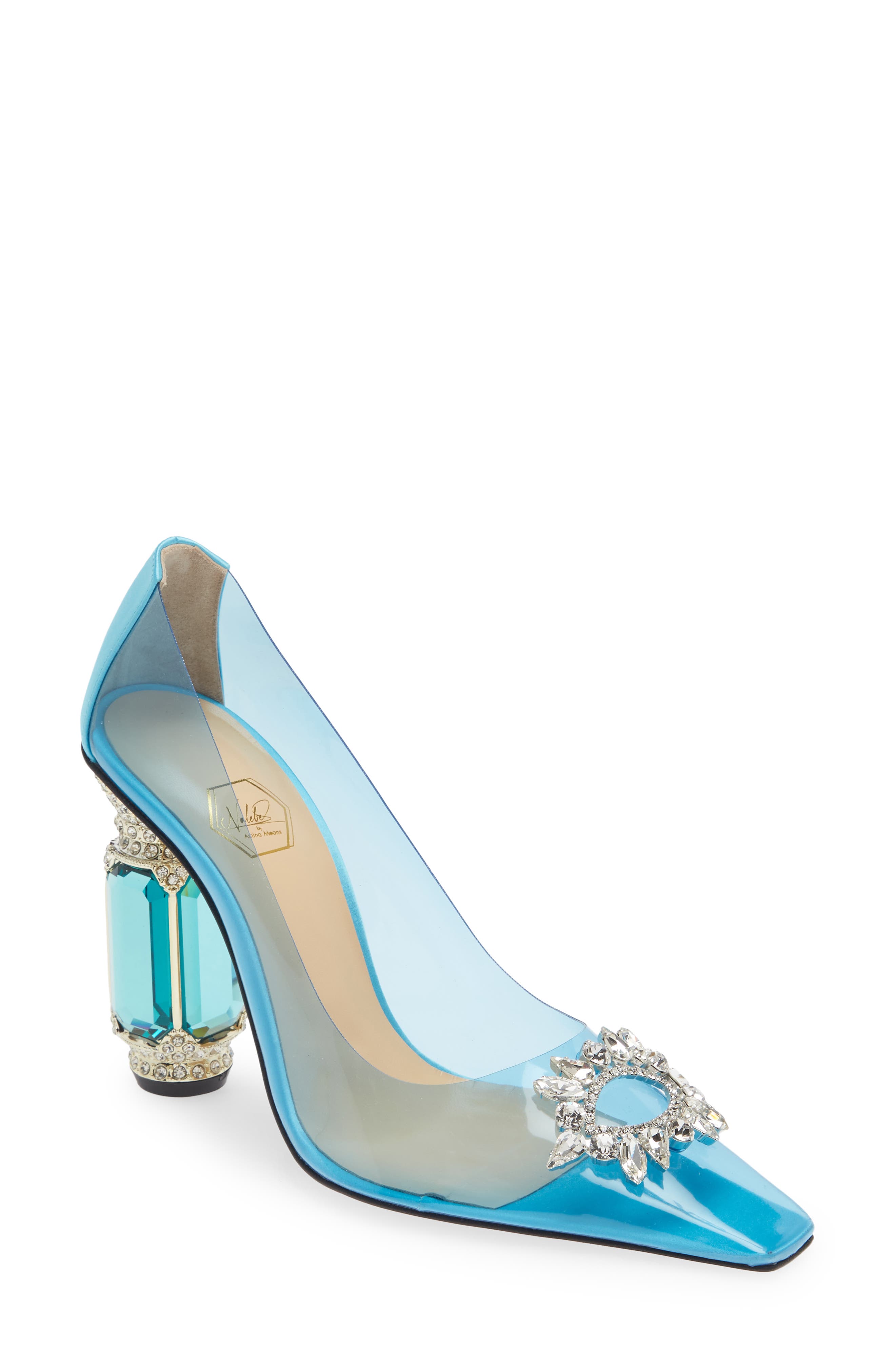Nalebe Aurum Crystal Embellished Pump, Main, color, 