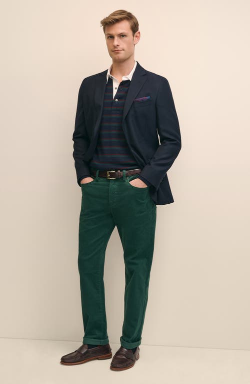 Brooks Brothers Stretch Cotton Corduroy Five Pocket Pants In Green