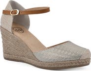 White Mountain Footwear Mamba Espadrille Wedge Sandal - Wide Width