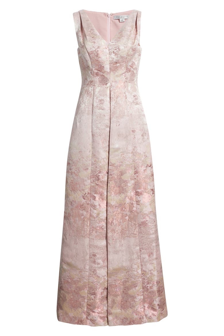 Clark Floral Jacquard Walk Through Jumpsuit, Alternate, color, PINK