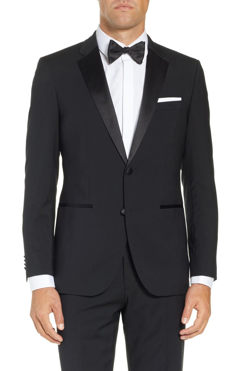 BOSS The Stars/Glamour Slim Fit Wool Tuxedo, Alternate, color, 
