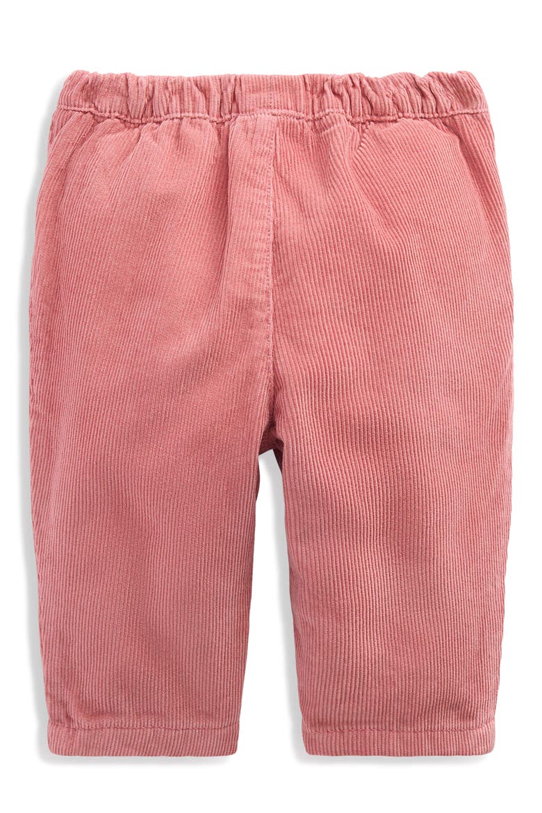 Embroidered Cotton Corduroy Pants, Alternate, color, PINK