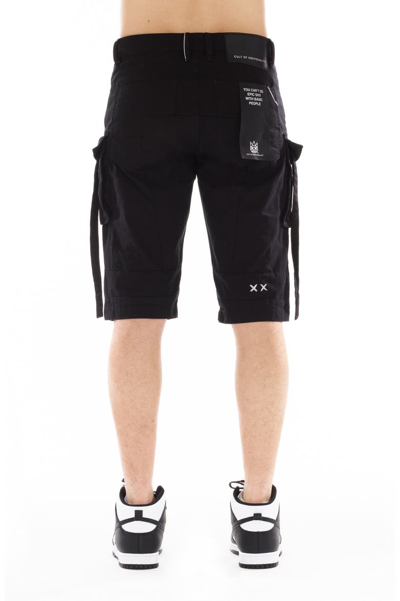 Slim Fit Cargo Shorts, Alternate, color, VINTAGE BLACK