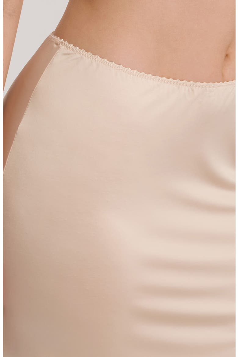 Satin Deluxe Half Slip, Alternate, color, NATURAL