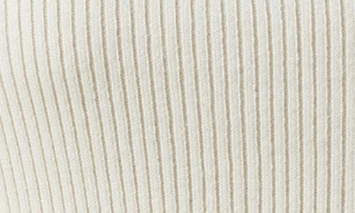 Astr The Label One Shoulder Long Sleeve Rib Sweater In White