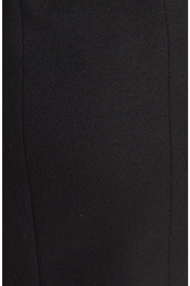 Removable Hood Wool Blend Duffle Coat, Alternate, color, BLACK