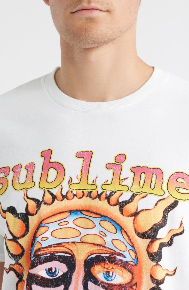 Sublime Long Beach Sun 1993 Cotton Graphic T-Shirt