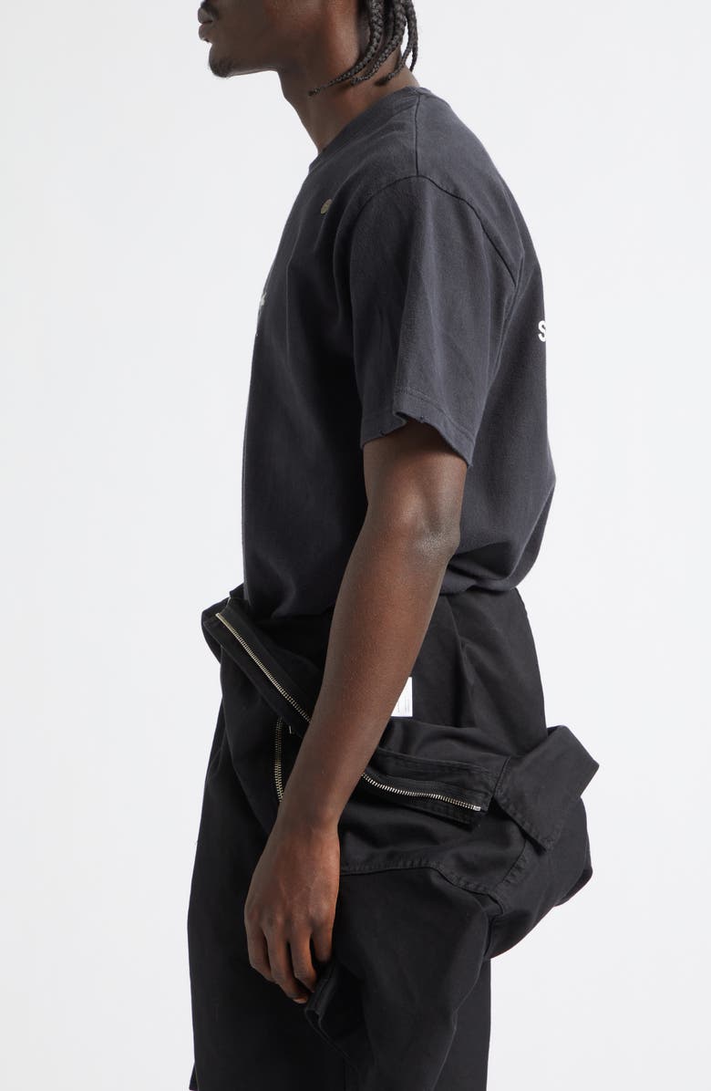 SONG FOR THE MUTE x Birkenstock The Rebel Distressed Graphic T-Shirt, Alternate, color, Black