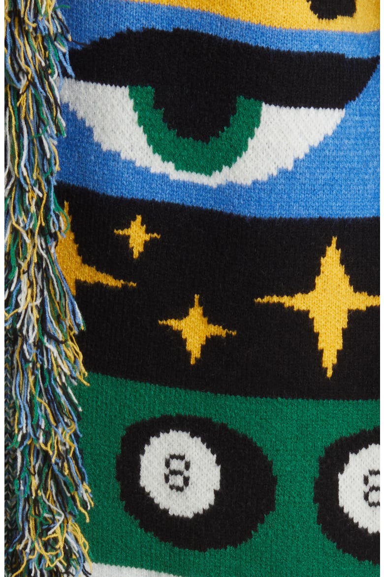 Make Your Own Luck Luxe Fringe Cardigan, Alternate, color, BLUE