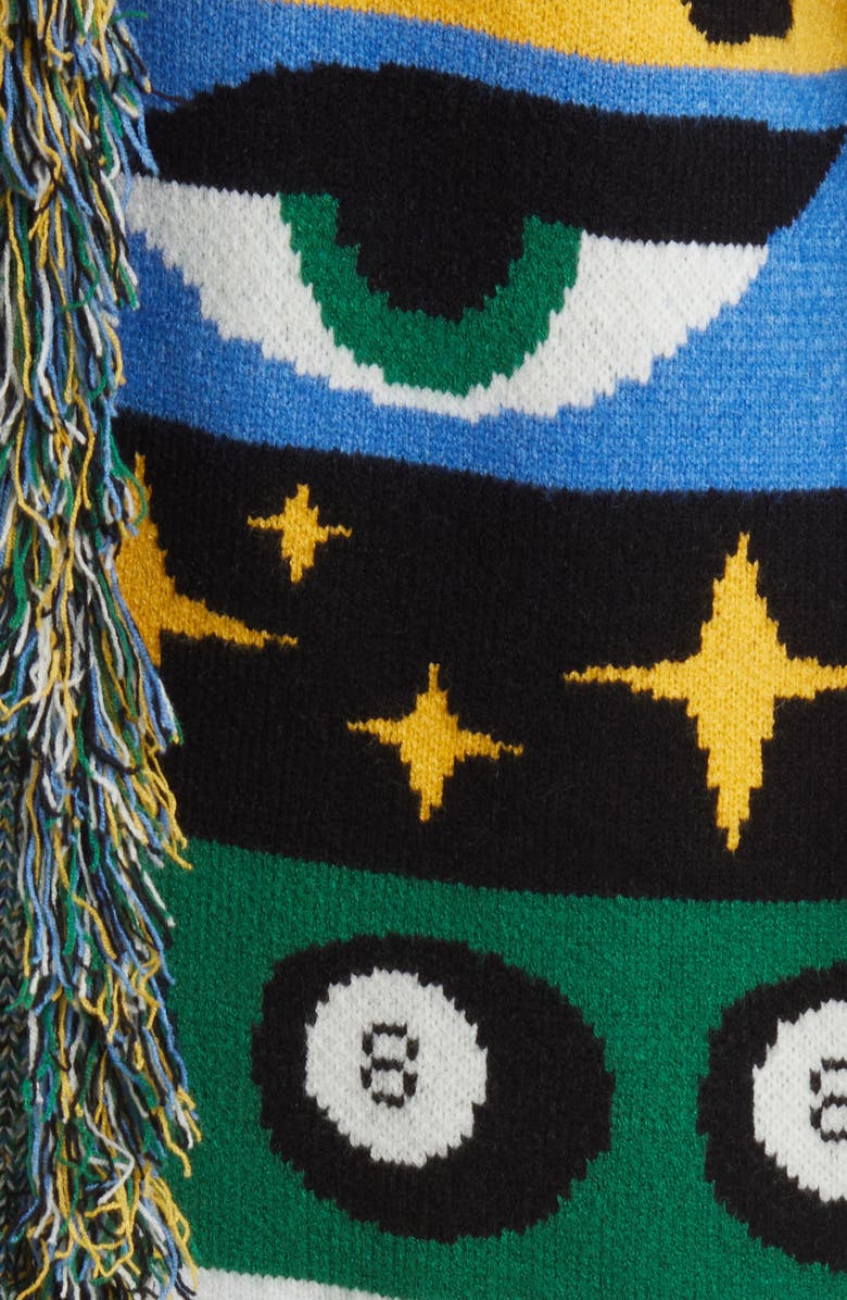 Dressed in Lala Make Your Own Luck Luxe Fringe Cardigan, Alternate, color, 