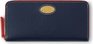 Mulberry Plaque 8 Card Leather Zip Wallet