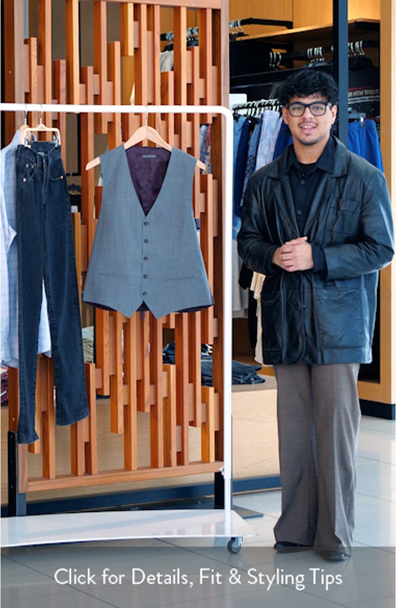 Owen Five-Button Stretch Wool Vest, sales video thumbnail