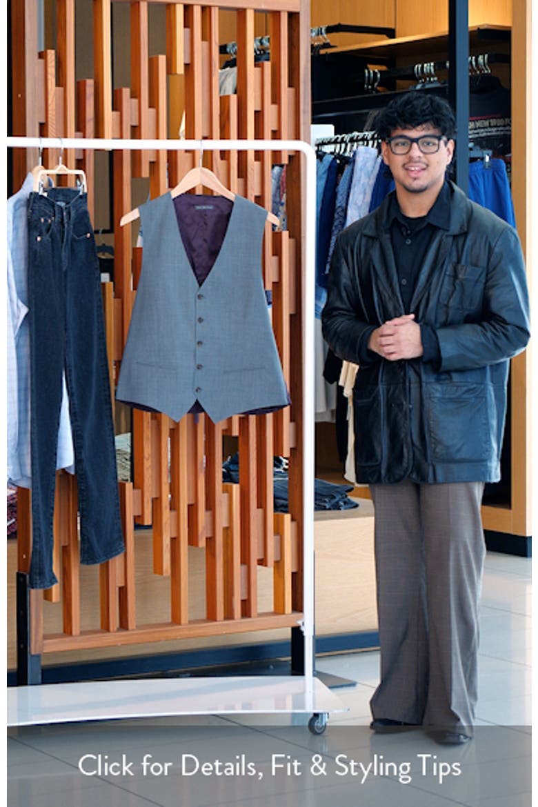 Owen Five-Button Stretch Wool Vest video
