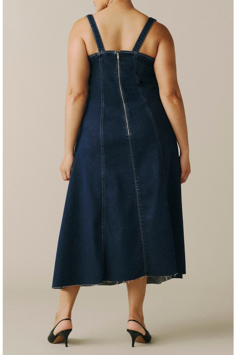 PSA Square Neck Midi Dress, Alternate, color, DATE NIGHT
