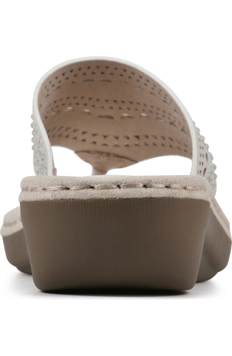 CLIFFS BY WHITE MOUNTAIN Comate Wedge Sandal, Alternate, color, White/ Nubuck
