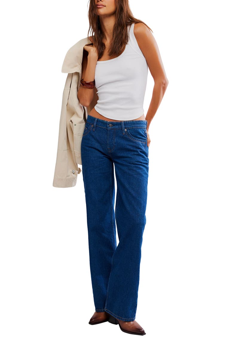 Tennesee Low Rise Boyfriend Jeans, Alternate, color, RINSE