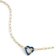 Madewell Heart Carabiner Paperclip Chain Necklace