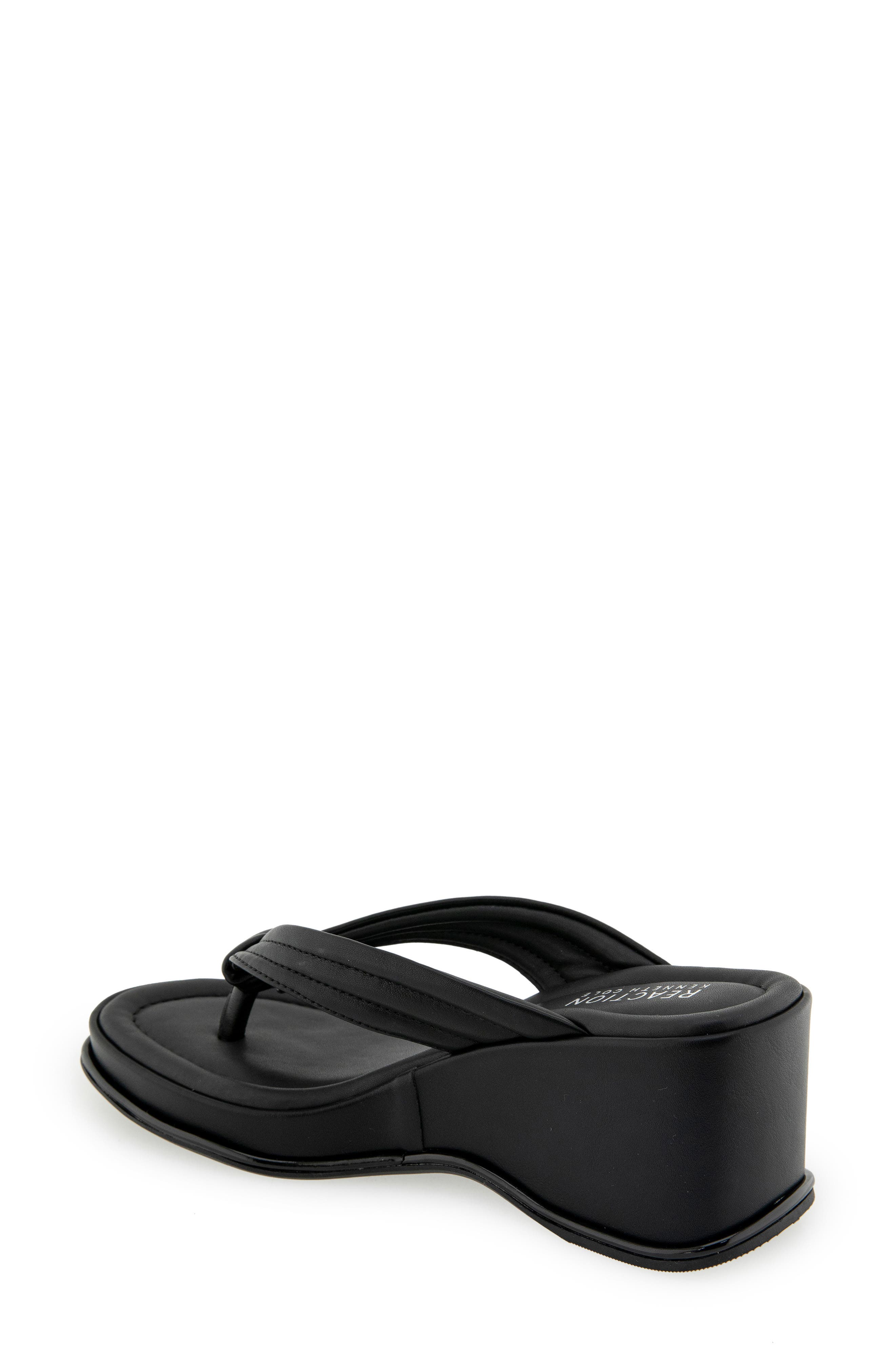 Reaction Kenneth Cole Rixton Platform Wedge Thong Sandal, Alternate, color, 