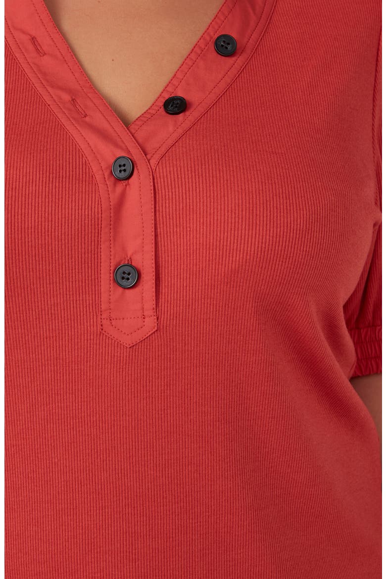 Sublime Rib Knit Top, Alternate, color, CORAL