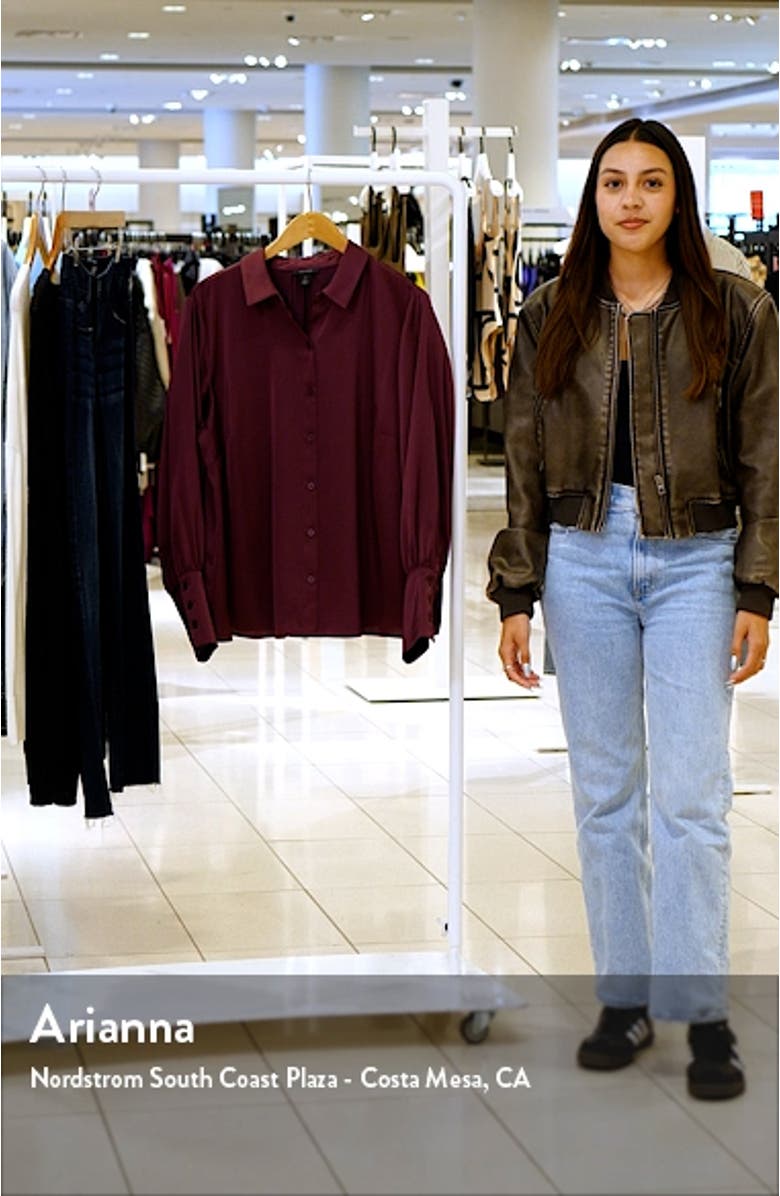 Satin Button-Up Shirt, sales video thumbnail