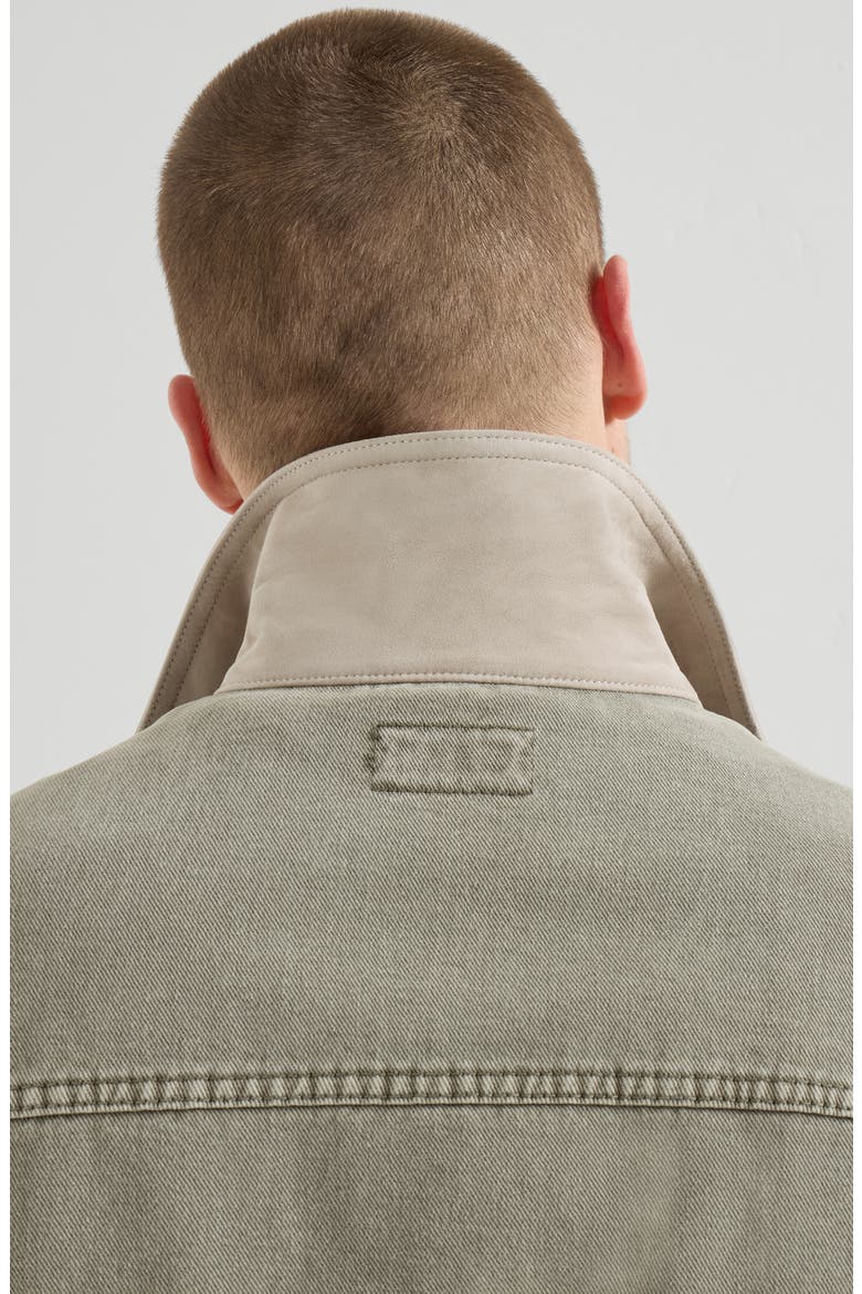 Garment-dyed outerwear jacket, Alternate, color, Military