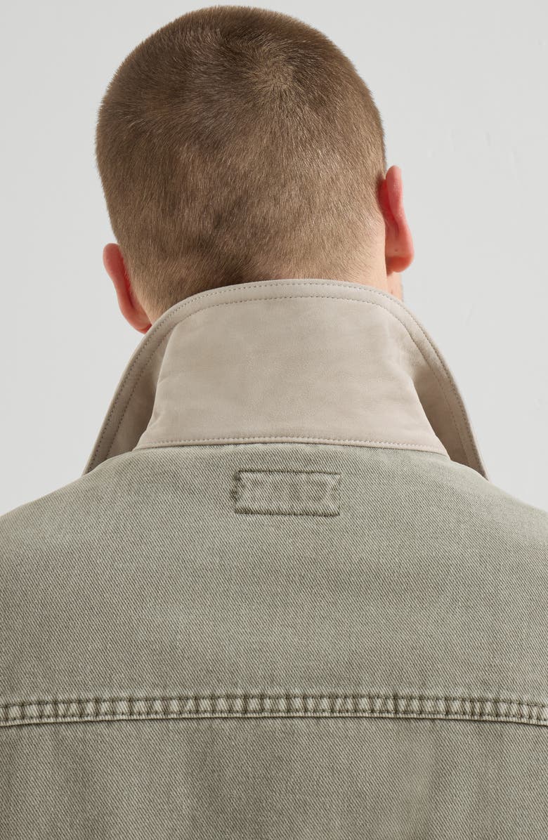 Brunello Cucinelli Garment-dyed outerwear jacket, Alternate, color, 