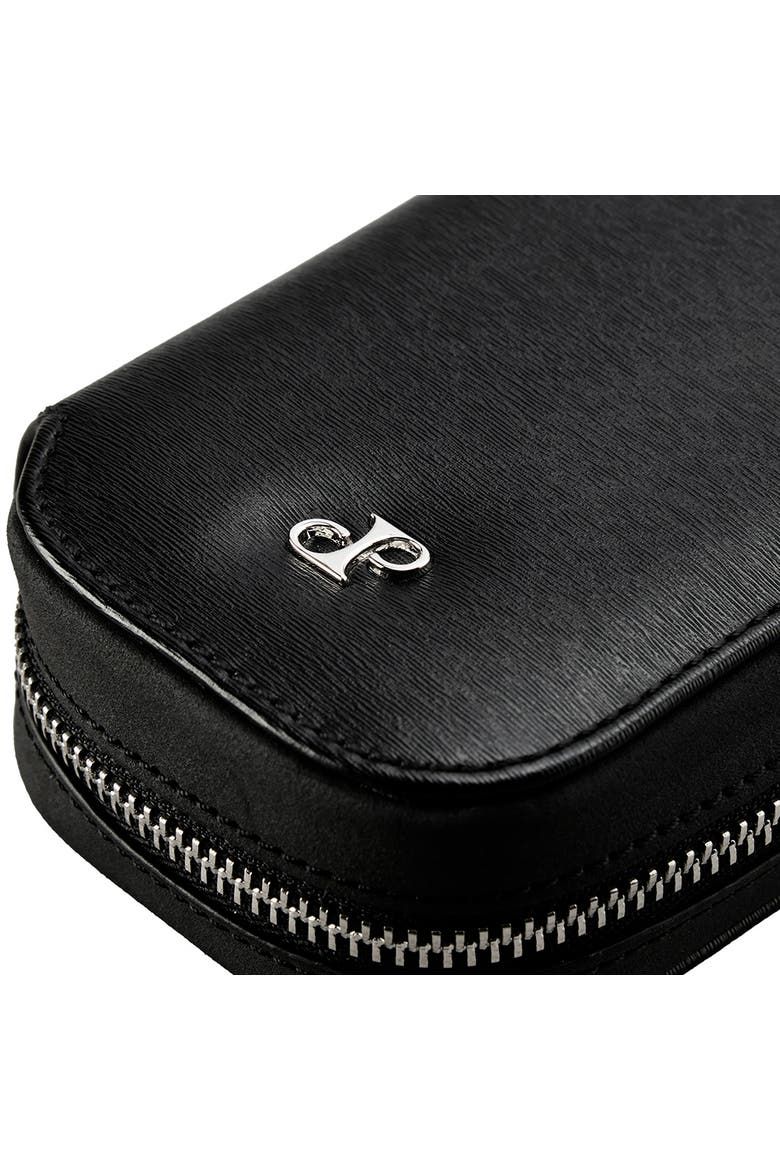 Philipp 2 Piece Watch Zip Case, Alternate, color, Black