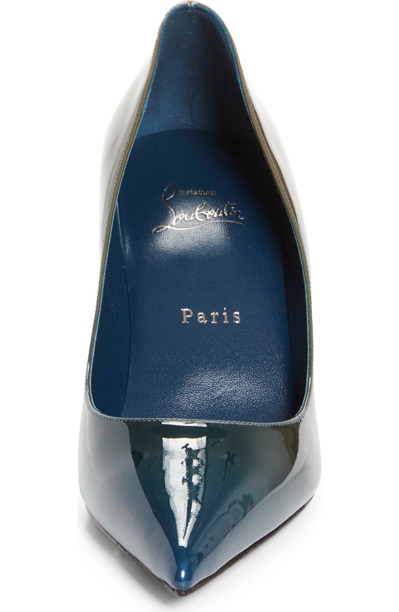 Christian Louboutin Miss Z Pointed Toe Pump, Alternate, color, Last Night/ Bronzo